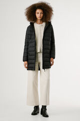 Pepe Jeans Long Padded Down Jacket Crna