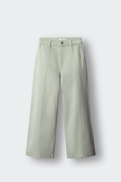 Springfield Kids Pantalon wide leg sarga estrellas ni&ntilde;a