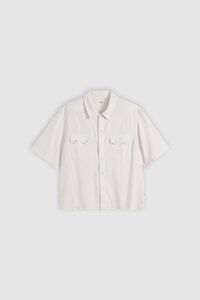 Levi's Camisa crop de manga corta