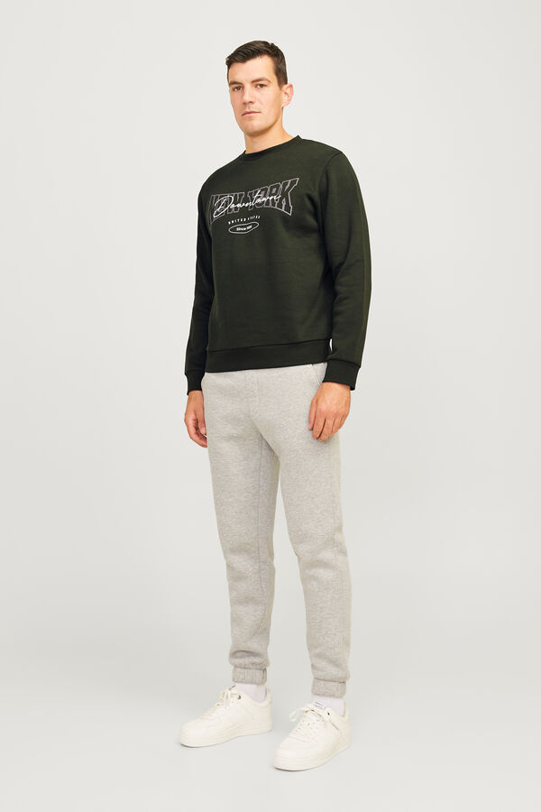 Springfield regular fit sweatshirt dark green