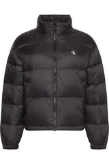 CK Jeans Chaqueta acolchada con logo negro