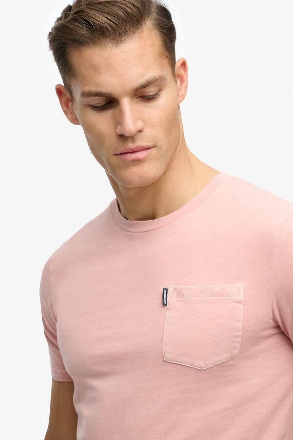 Superdry Basic short sleeve pocket T-shirt pink