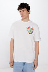 Springfield Camiseta Snoopy Summer Tree marfil