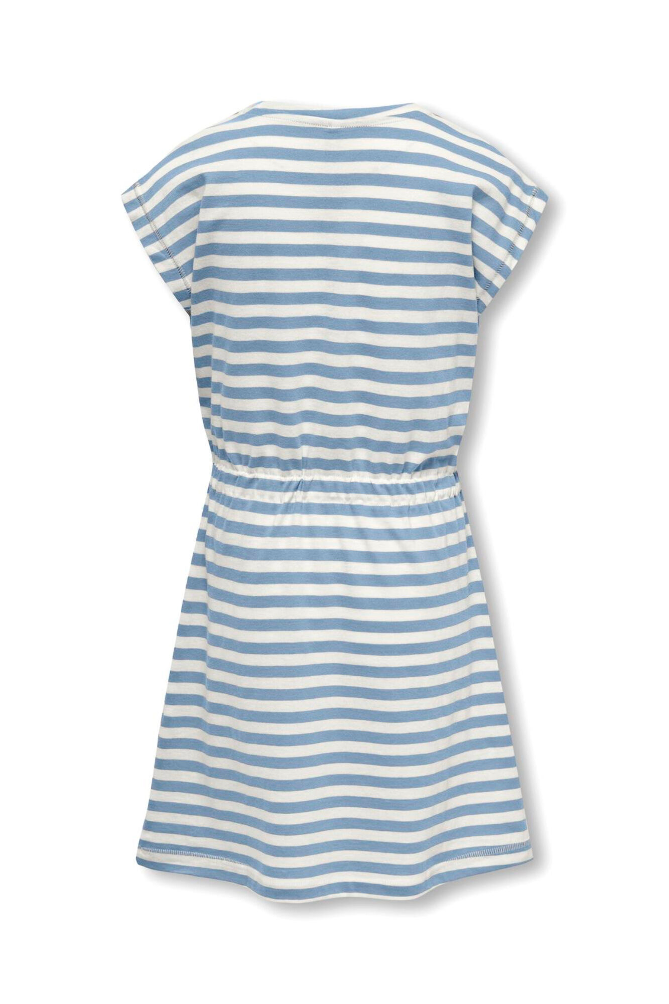 Only Girls Vestido marinero a rayas de manga corta