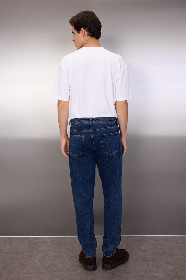 Trendyol Straight leg mid-rise jeans printed