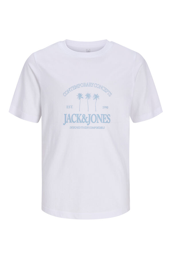 Jack & Jones Junior Camiseta de manga corta blanco
