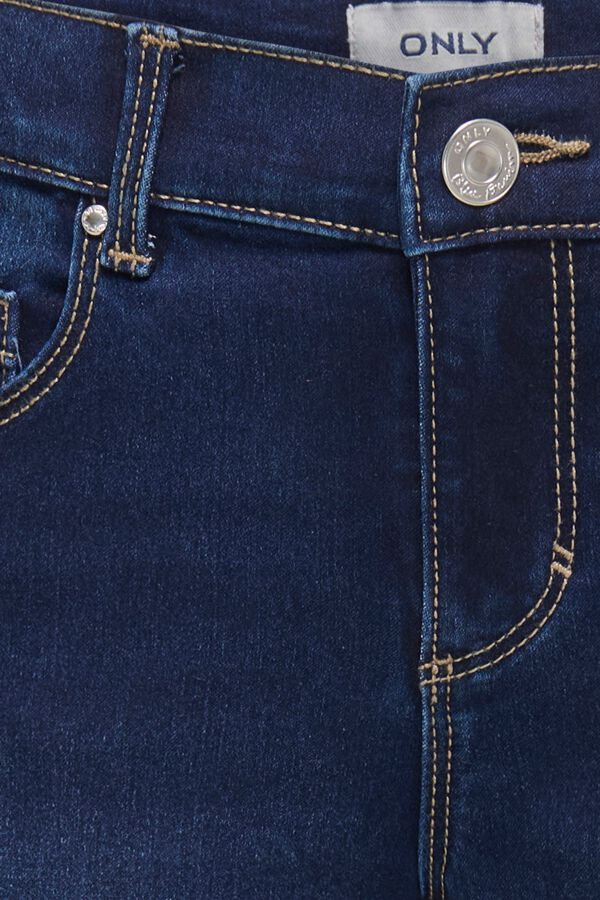 Only Girls Flared fit jeans bleu
