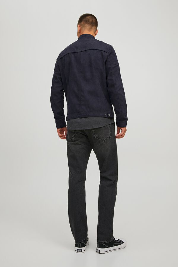 Jack & Jones Faux suede jacket black