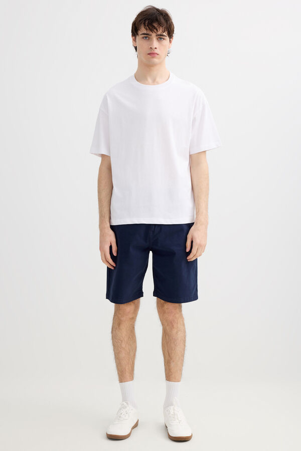 Inside Camiseta oversize de manga corta blanco