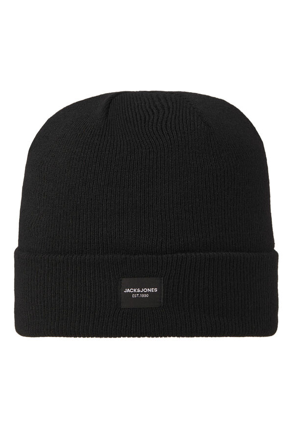 Jack & Jones Set gorro y bufanda negro