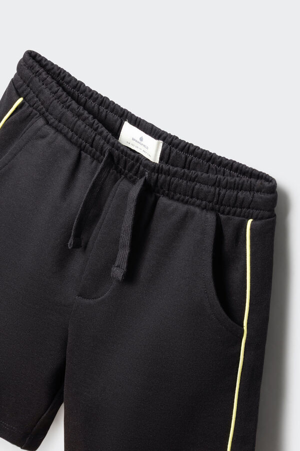 Springfield Kids Dečije bermude jogger Crna