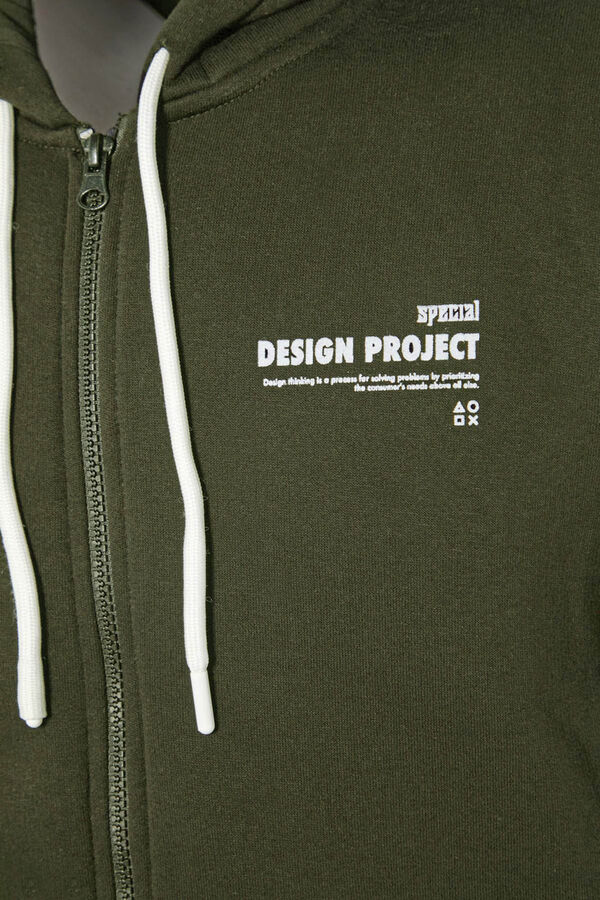 Trendyol Sudadera con capucha kaki