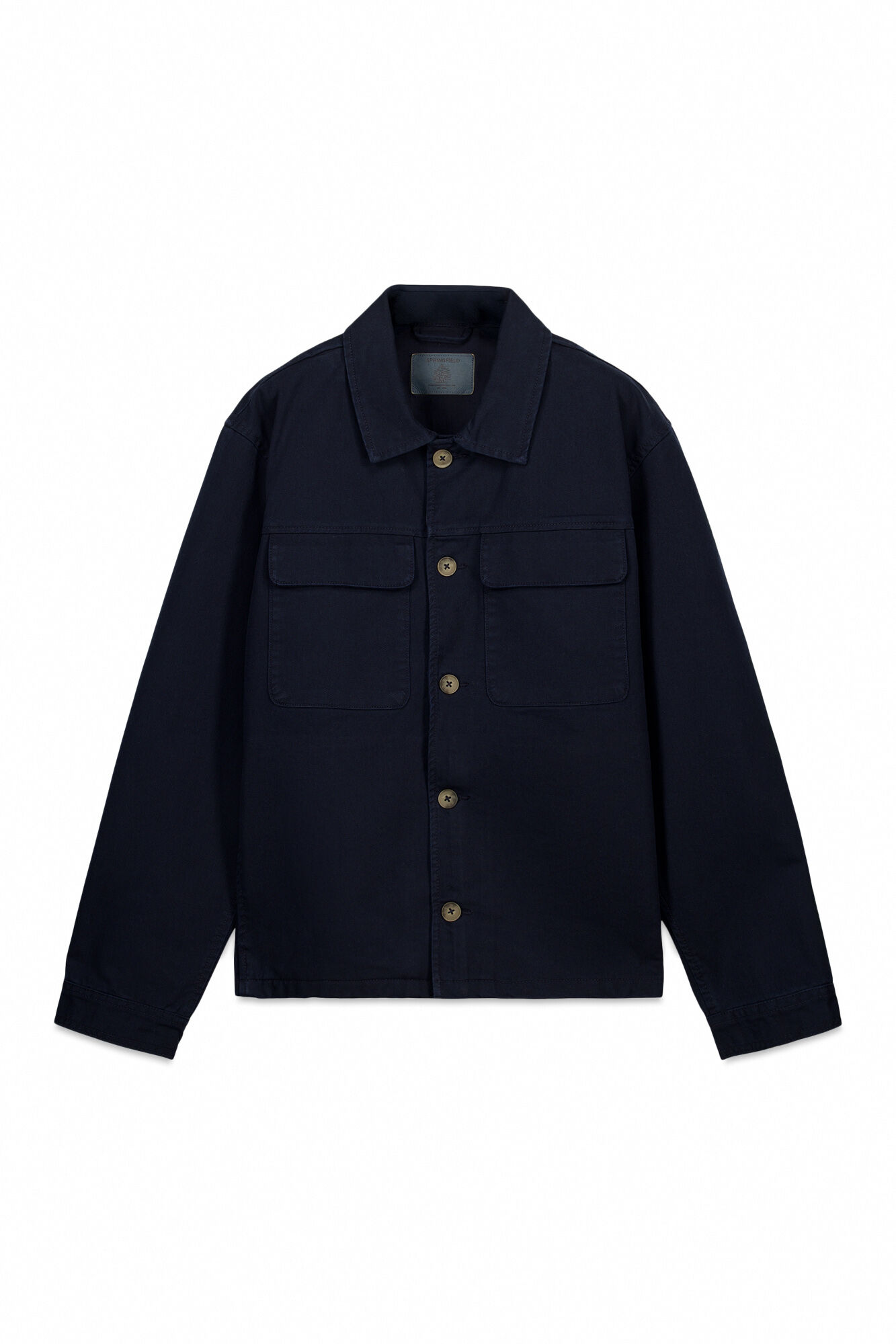 Springfield Cotton overshirt fit overshirt