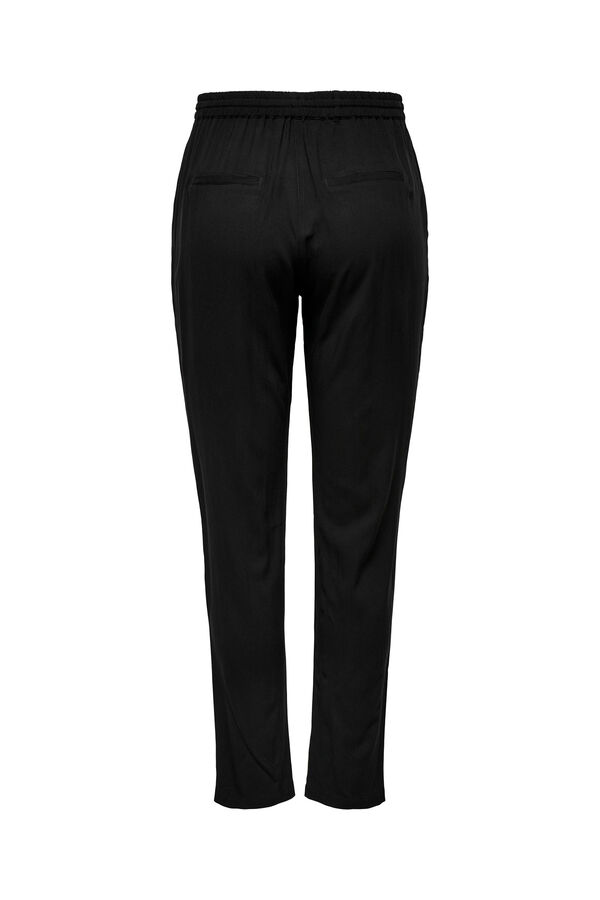 Springfield Plain floaty trousers crna