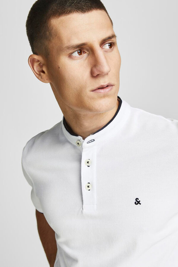 Jack & Jones Polo Mao Slim Fit branco