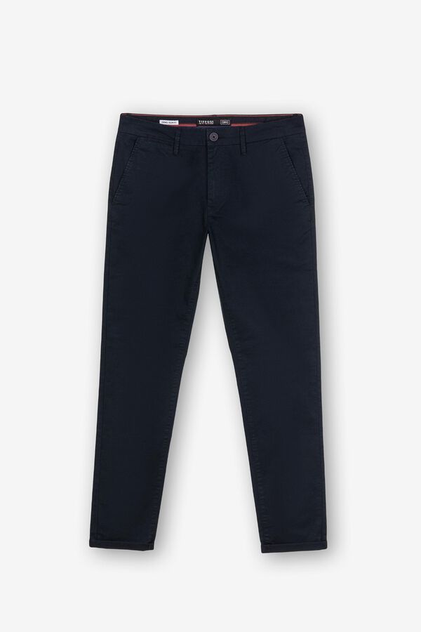 Tiffosi Pantal&oacute;n Chino Slim Fit azul