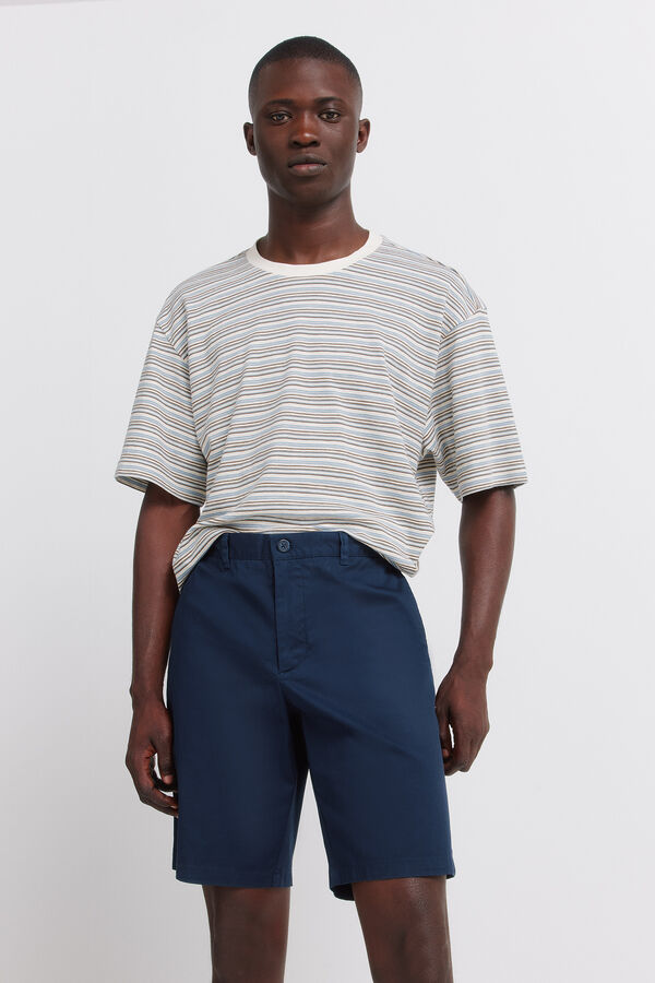 Springfield Bermuda color comfort fit azul