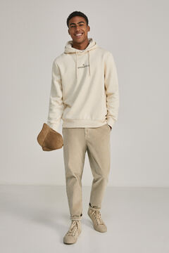 Springfield Hoodie with Springfield logo natural