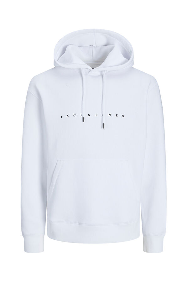 Jack & Jones Kapuze mit Logo Wei&szlig;