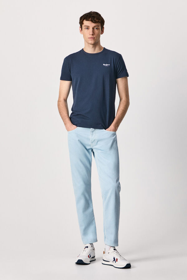 Springfield Men's short-sleeved T-shirt. kék