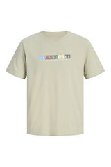 Jack & Jones PLUS Camiseta manga corta de algod&oacute;n verde