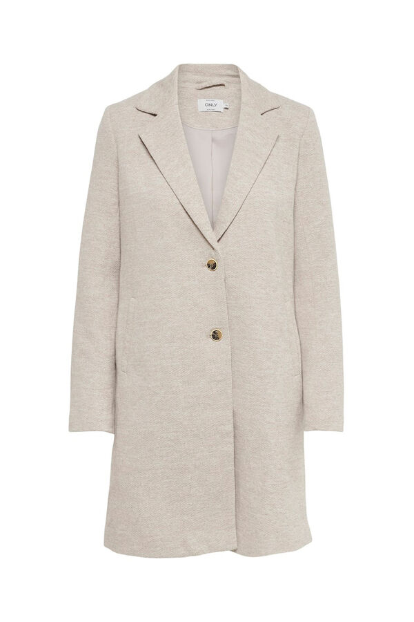 Only Sobretudo midi de bombazine  cinzento