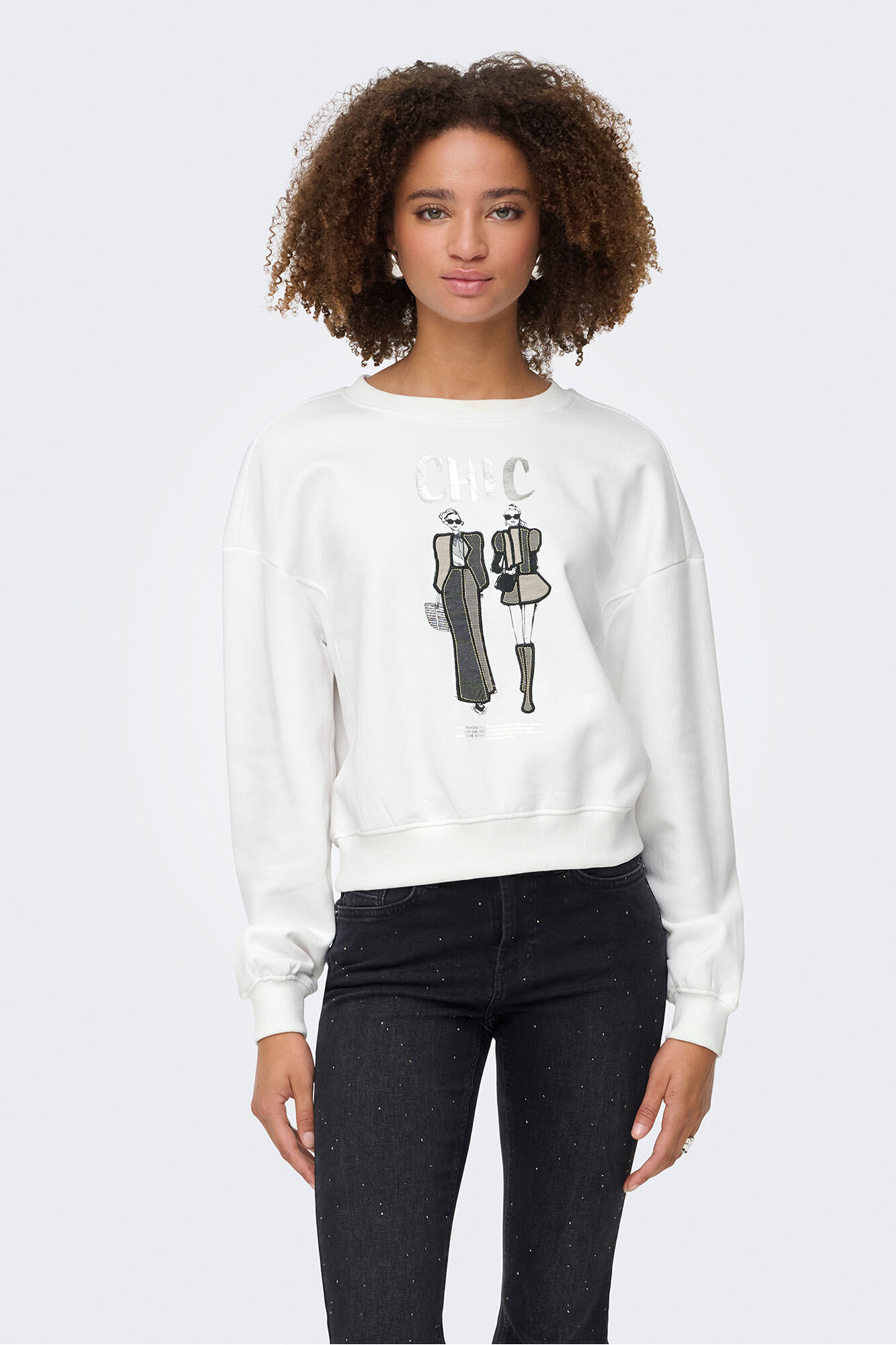 Only Sudadera dibujo frontal