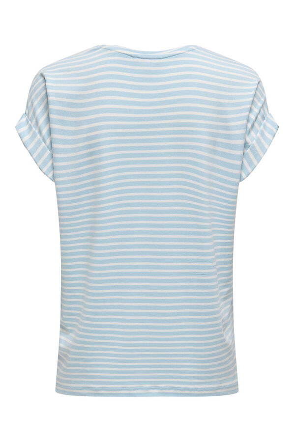 Only Short sleeve striped t-shirt  blue