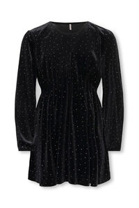 Only Girls Vestido corto con brillantes