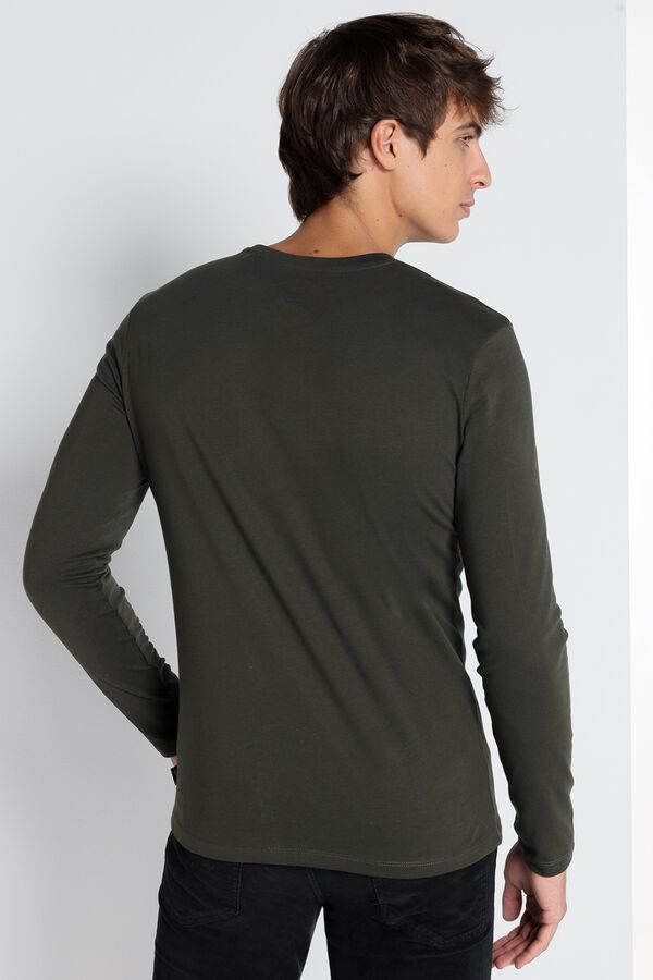 Lois T-shirt de manga comprida verde