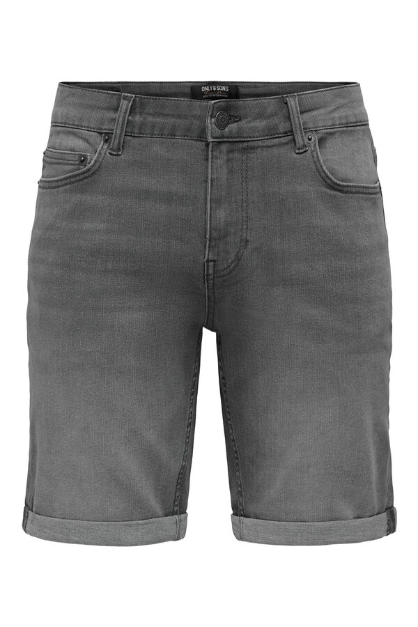 Only & Sons Denim Bermuda shorts grey