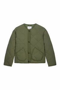 Springfield Casaco curto acolchoado verde