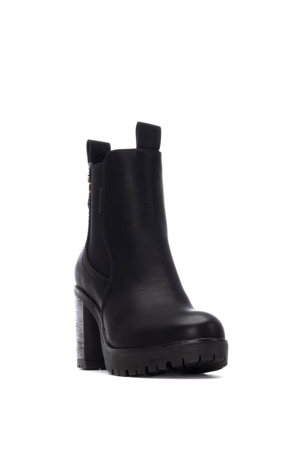 Refresh Elastic chelsea ankle boot noir