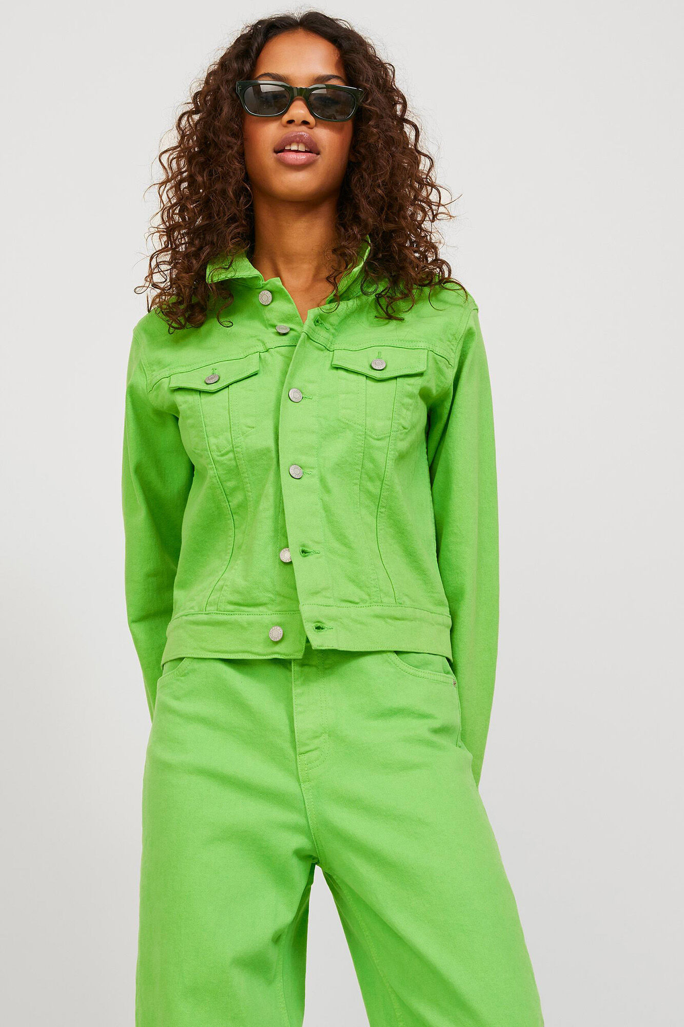 Green Denim Jacket - Etsy Singapore