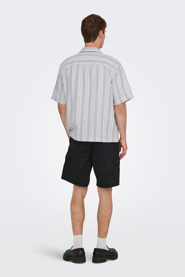 Only & Sons Cargo Bermuda shorts black