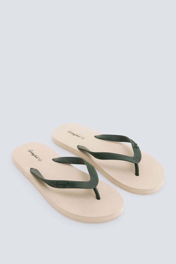 Springfield Toe post sandal green
