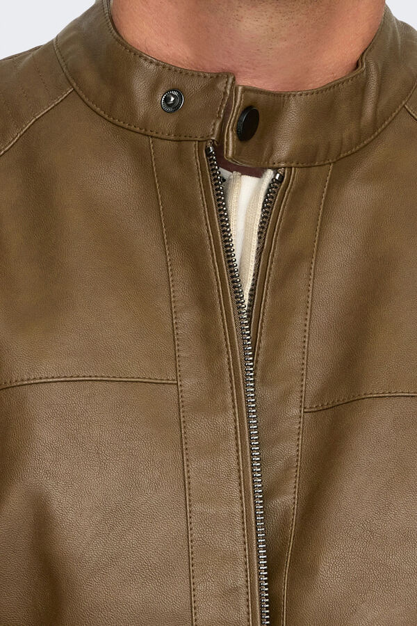 Only & Sons Biker jacket nude