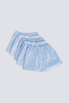 Springfield Blue striped 5-pack boxers