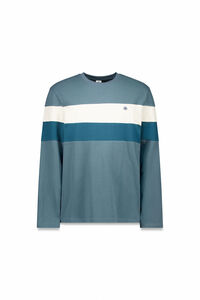 Springfield long sleeve piqu&eacute; cut-out T-shirt