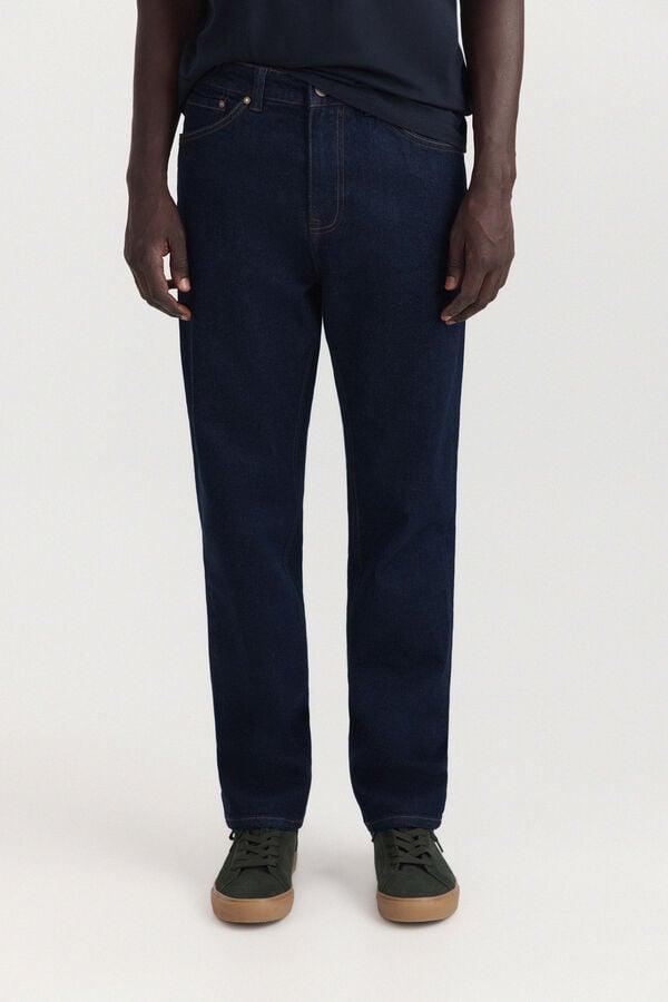 Springfield Desized wash slim fit jeans blue