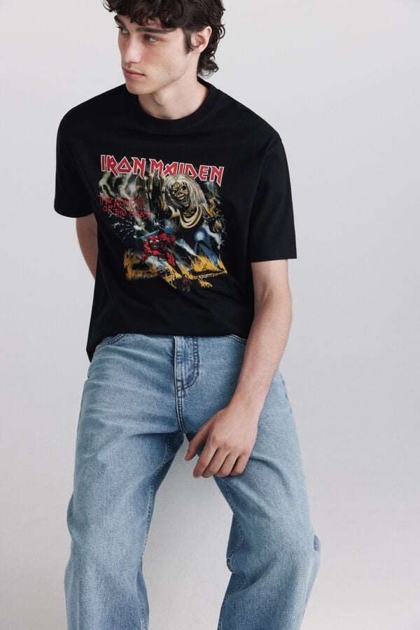 Springfield Camiseta Iron Maiden negro