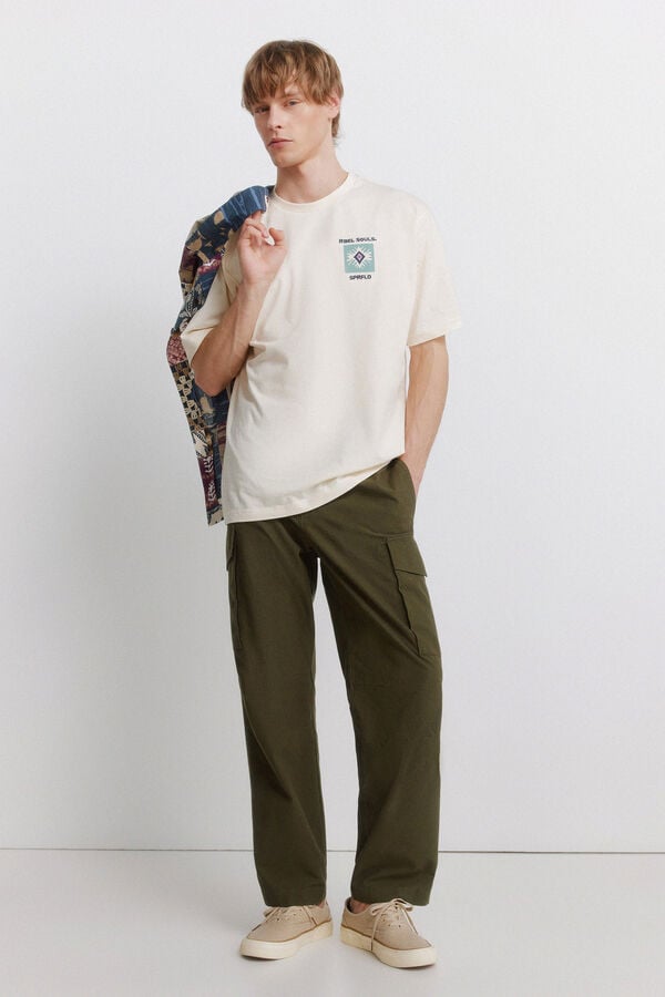 Springfield Rbel soul T-shirt white