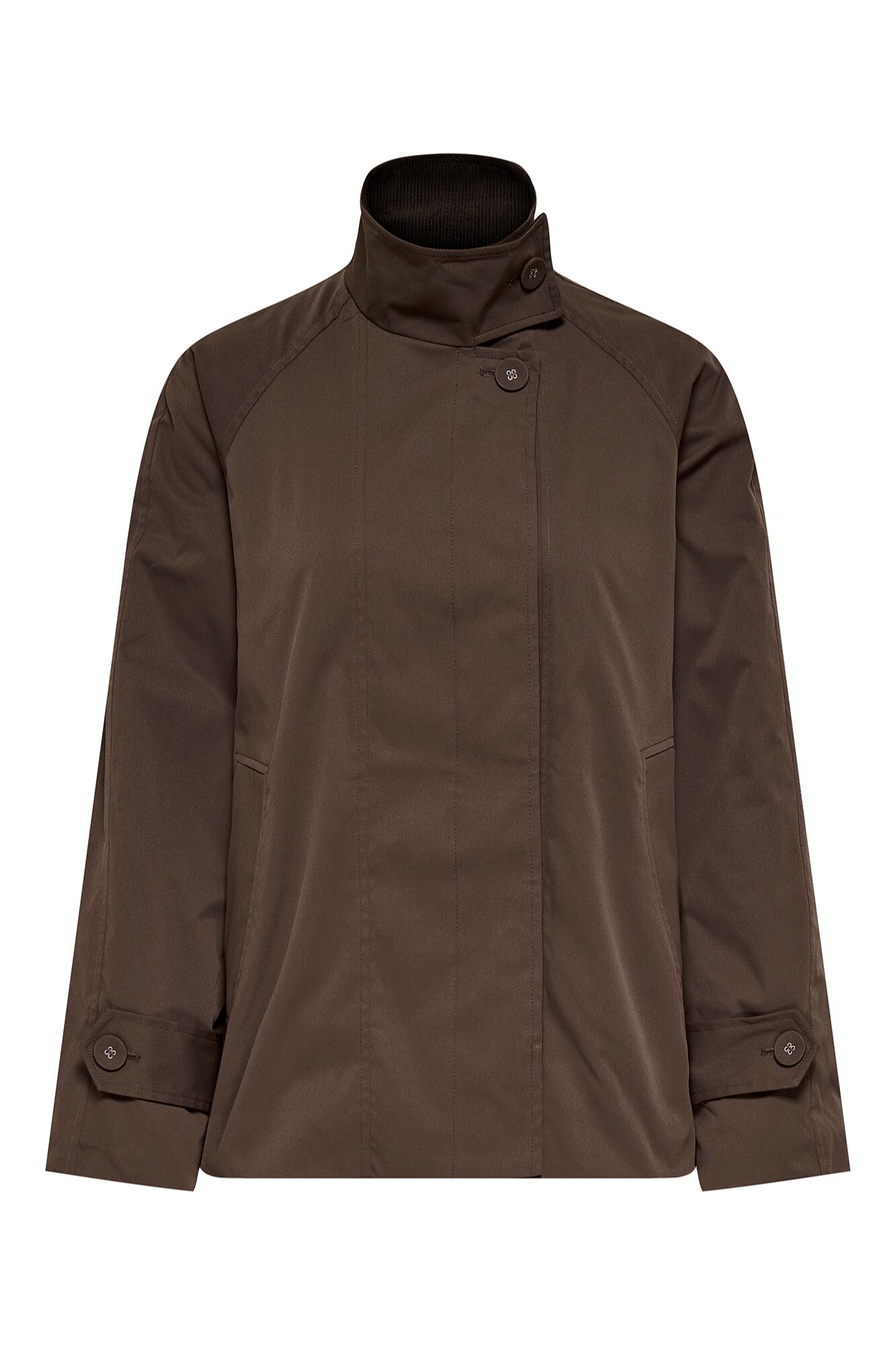Only Casaco curto estilo gabardina