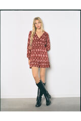 Springfield Lisbon dress bordo