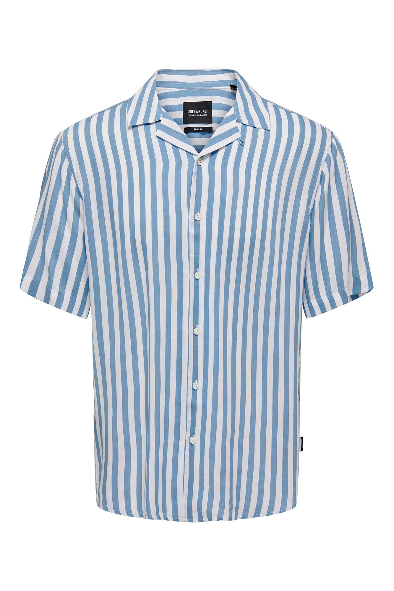 Only & Sons Kurz&auml;rmeliges Hemd Streifen