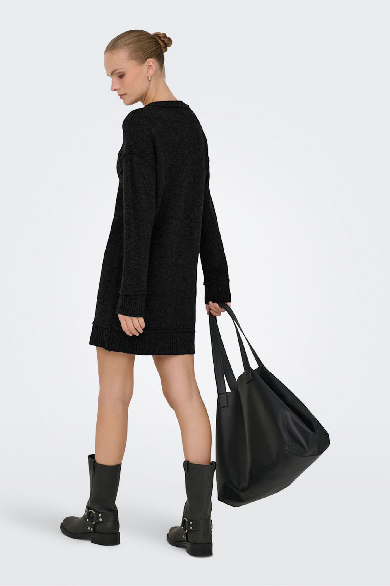 Only Vestido curto de malha 