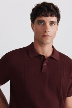 Springfield Basic structure polo shirt red