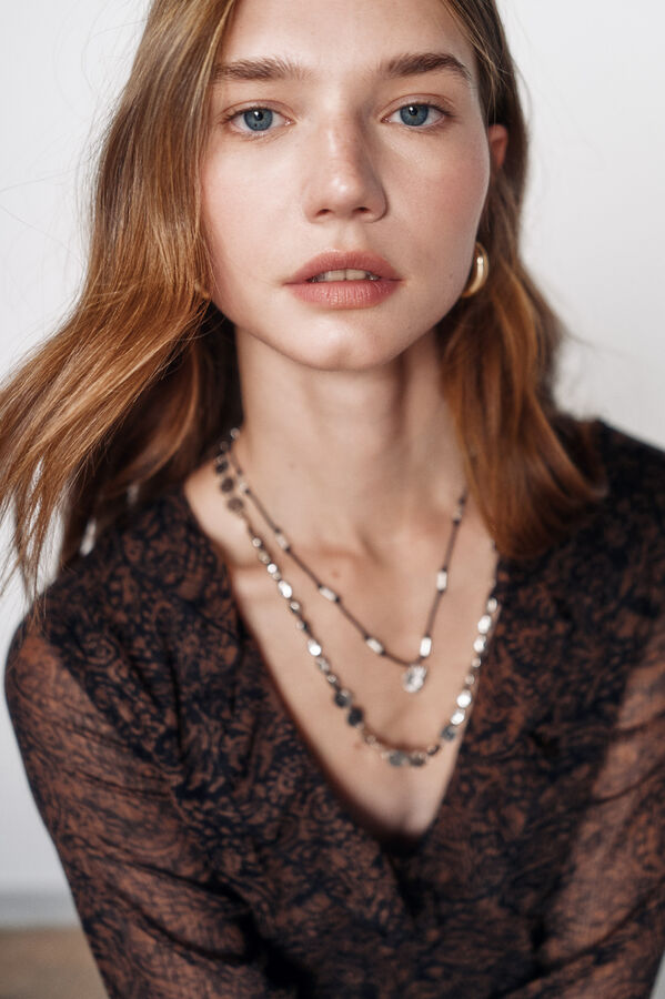 High Spirits Vestido Brune marr&oacute;n