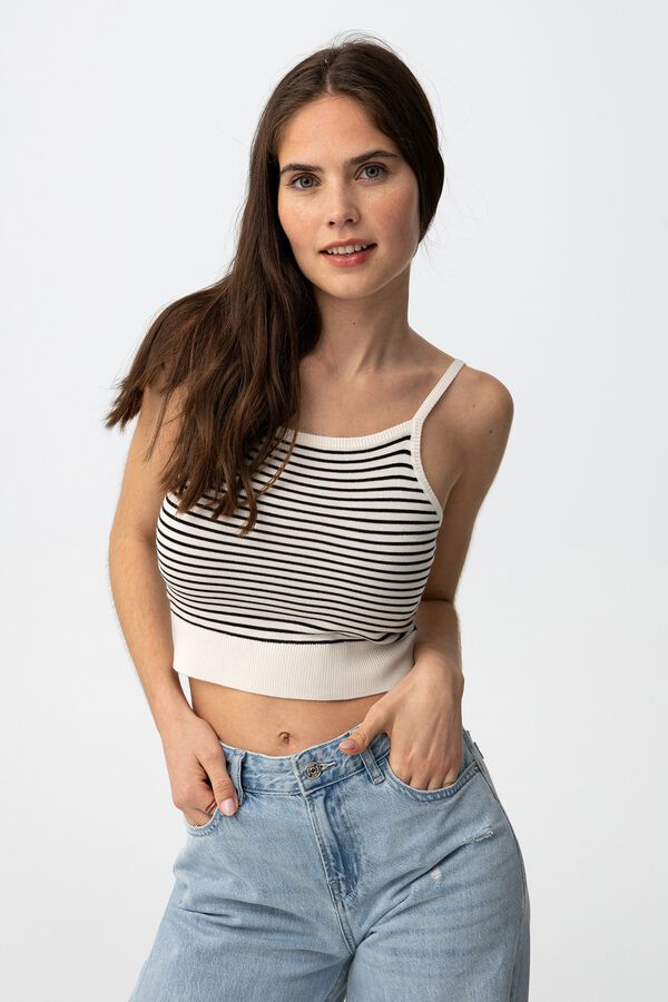 Tiffosi Young C&aacute;rdigan slim rayas white