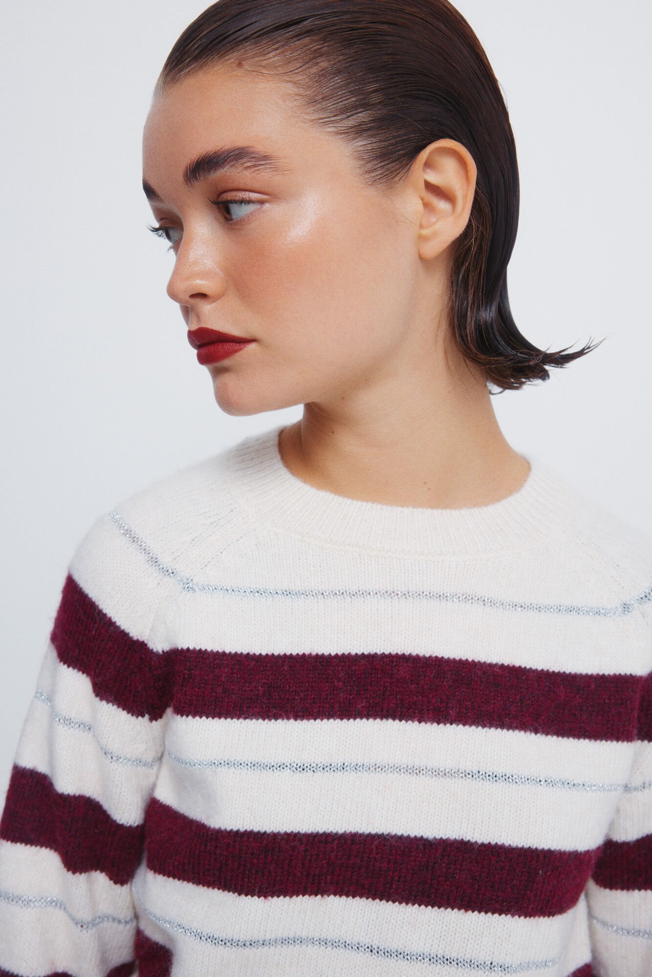 Springfield Lurex striped jumper